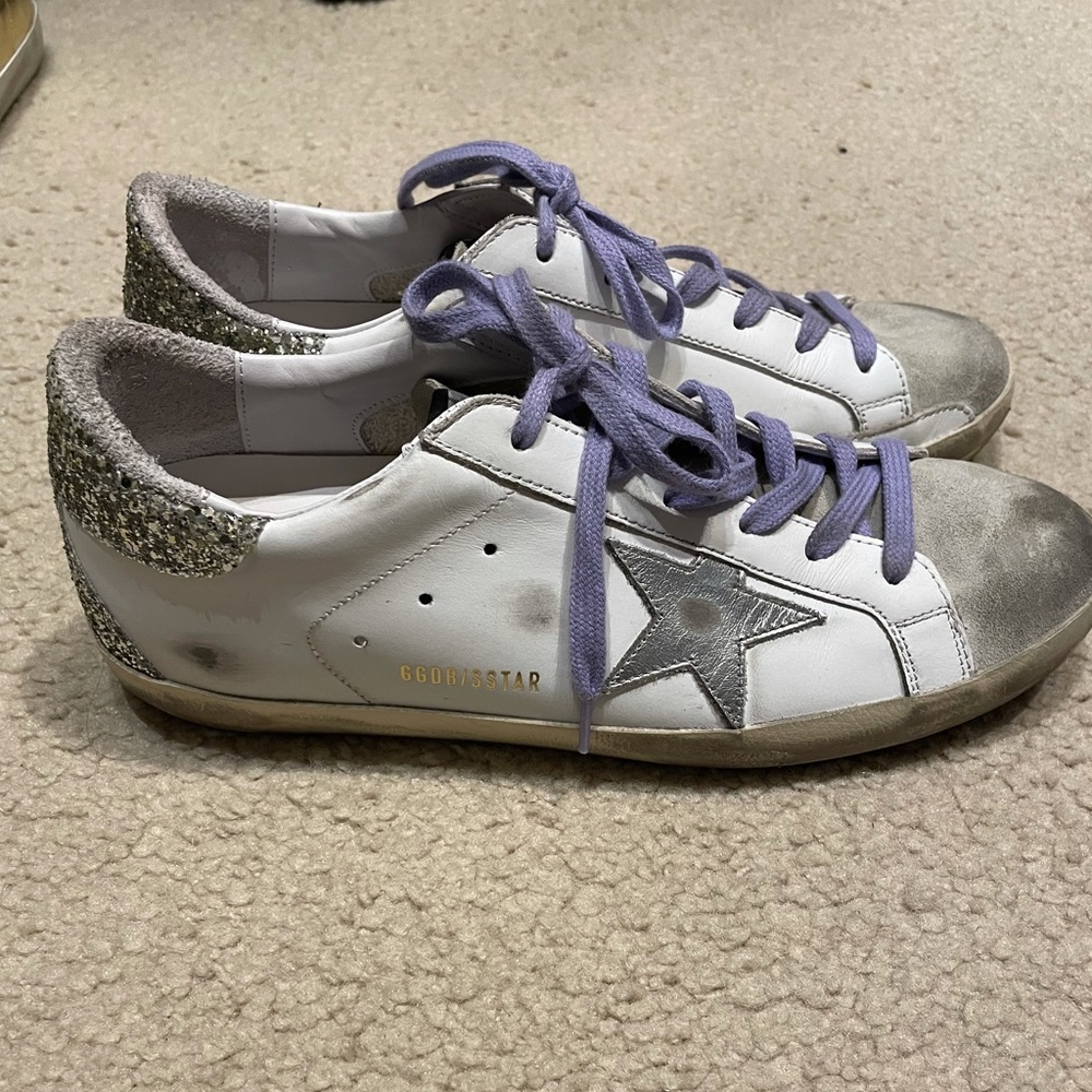 Golden goose sneakers worn one time